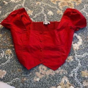 I am GIA crop corset-ish top